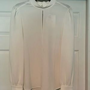 A.L.C. Off-White Long Sleeve Blouse